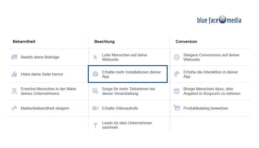 Social Media  Werbeziele-App-Installs-1024x586 App Installs & App Engagement